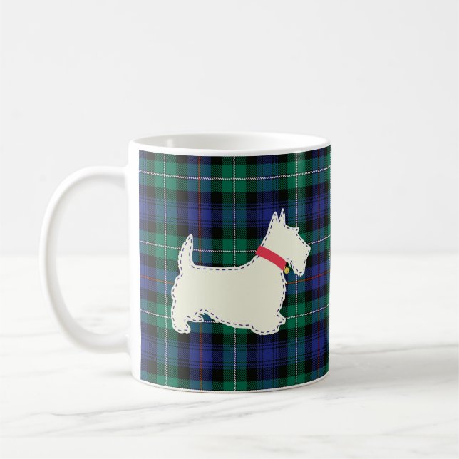 De Café Taza con Scottish Terrier (Izquierda)