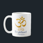 De Café Taza con símbolo Om<br><div class="desc">Para recordar nuestra práctica espiritual</div>