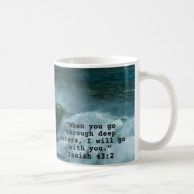 De Café Taza con versículo bíblico (Derecha)