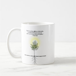 De Café Taza con versículo bíblico cristiano 1 Pedro 5:10 
