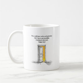 De Café Taza con versículo bíblico del Salmo 112:7 regalo 