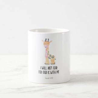 De Café Taza con versículo bíblico para niños Safari Anima
