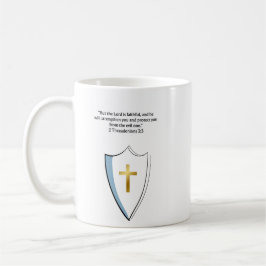 De Café Taza con versículo cristiano 2 Tesalonicenses 3:3 