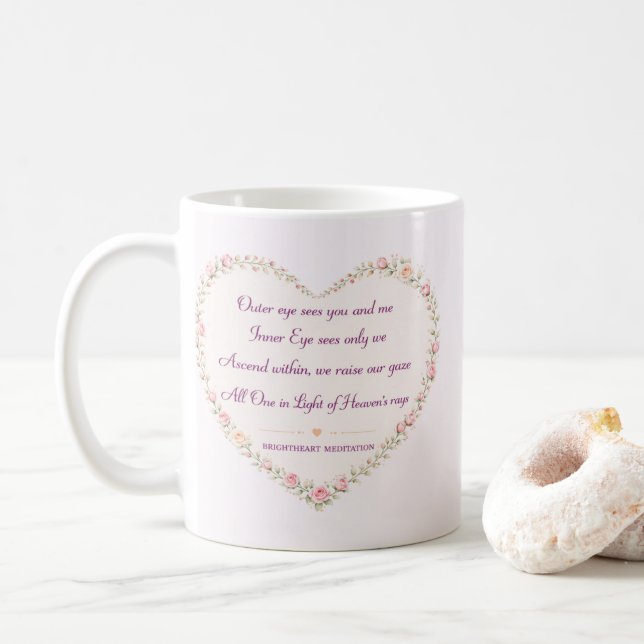 De Café taza con verso (Con donut)