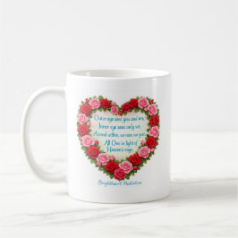 De Café Taza con verso