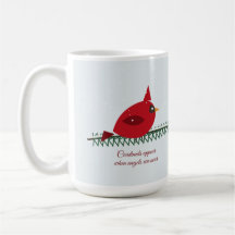 Taza conmemorativa Cardinales Aparecen Cuando Los