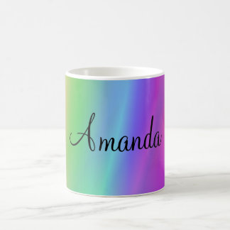 De Café Taza conocida del arco iris