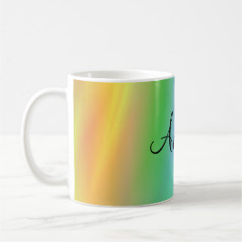 De Café Taza conocida del arco iris
