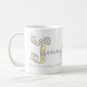 De Café Taza conocida inicial decorativa del significado