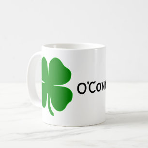 De Café taza conocida personalizada irlandés
