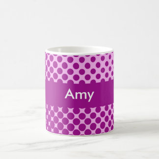 De Café Taza conocida personalizada lunares