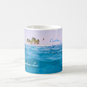 De Café Taza conocida que cruza del Caribe