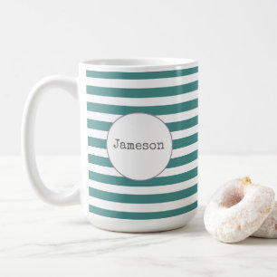 De Café Taza conocida rayada
