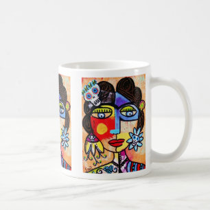 De Café Taza coralina del cráneo del azúcar, café, té