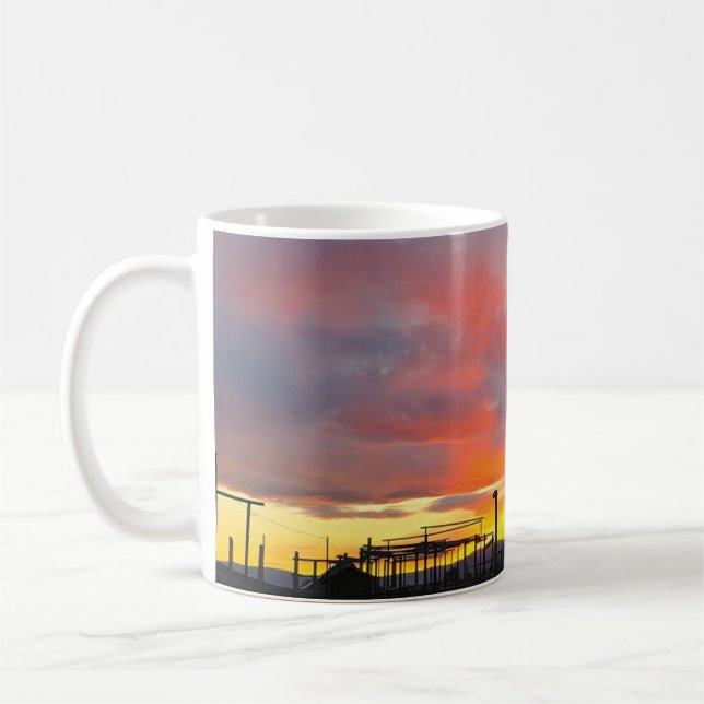 De Café Taza Corral al Atardecer (Izquierda)
