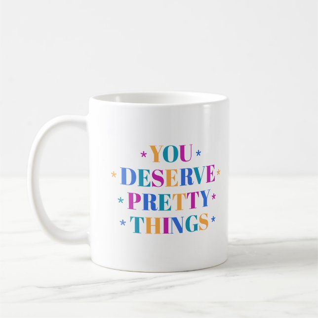 De Café Taza Cosas Bonitas Que Mereces (Izquierda)
