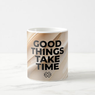 De Café Taza Cosas Buenas Toman Tiempo Frase Motivadora Ma
