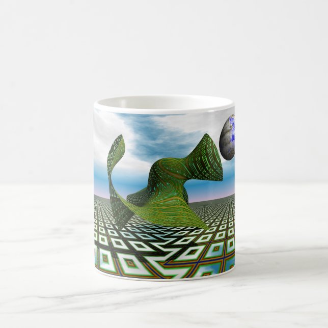De Café Taza cósmica del caniche (Centro)