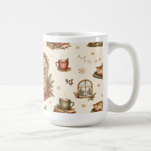 De Café Taza Cozy Winter Cat & Cocoa Cottagecore