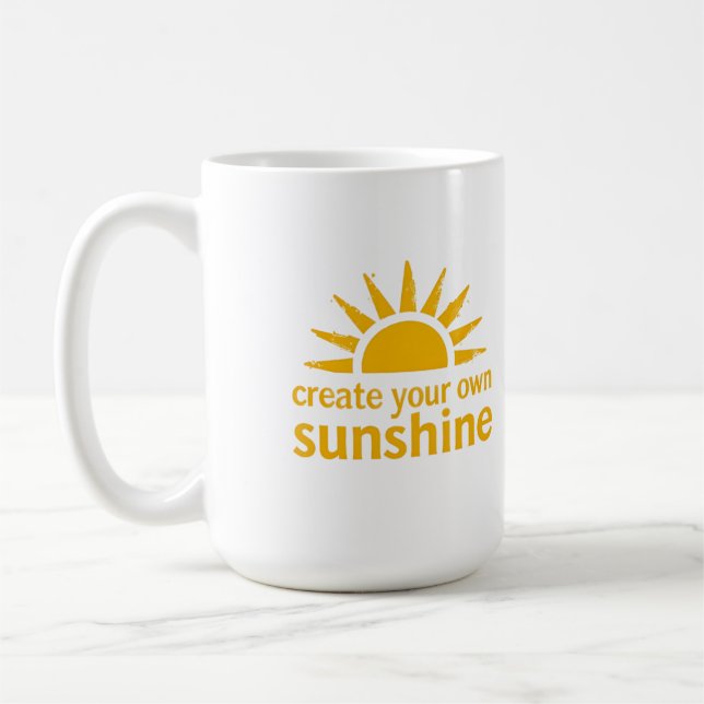 De Café Taza Crea Tu Propio Sol  (Izquierda)