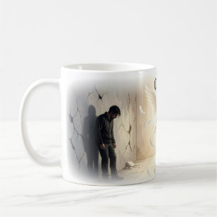 De Café Taza Creep Angel Entre Sombra y Luz