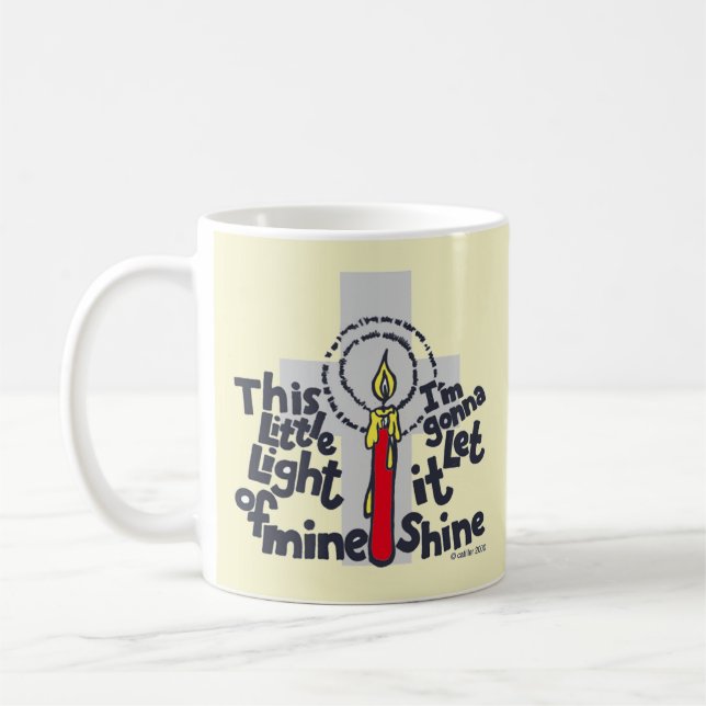 De Café Taza Cristiana Esta Pequeña Luz (Izquierda)