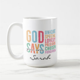 De Café Taza Cristiana Personalizada | Taza con Versículo