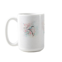 Taza cristiana | “Quédate quieto” Escritura floral