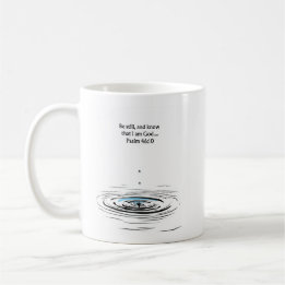 De Café Taza cristiana Salmo 46:10 | Regalo Inspirador