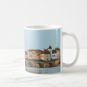 De Café TAZA - cruzando en el río Saone Francia