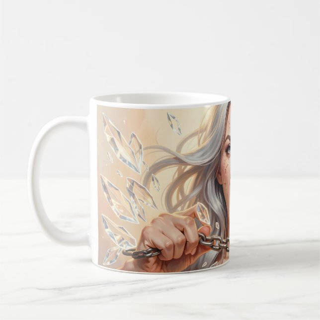 De Café Taza Crystal Chain Rompiendo Libre (Izquierda)