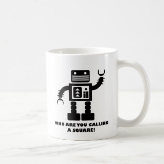De Café Taza cuadrada del robot