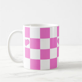 De Café Taza - Cuadrados-Corazón