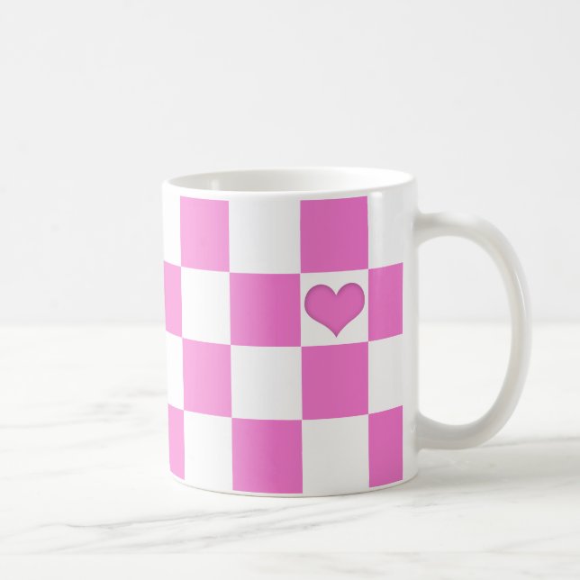 De Café Taza - Cuadrados-Corazón (Derecha)