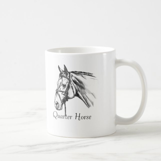 De Café Taza cuarta del caballo (Derecha)