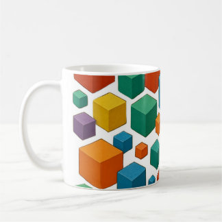 De Café Taza Cubo Blanco