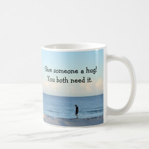 De Café Taza "Dale un Abrazo a Alguien"