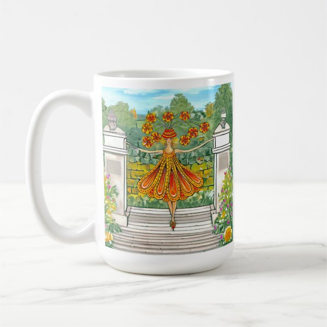 De Café Taza Dancing Daisy (Izquierda)