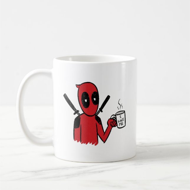 De Café Taza Deadpool me gusto (Izquierda)