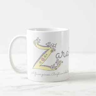 De Café Taza decorativa del monograma del significado
