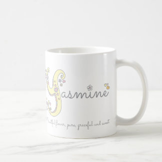 De Café Taza decorativa del monograma del significado