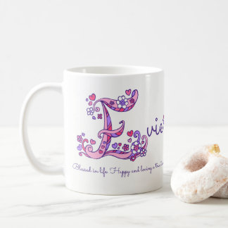 De Café Taza decorativa del monograma del significado