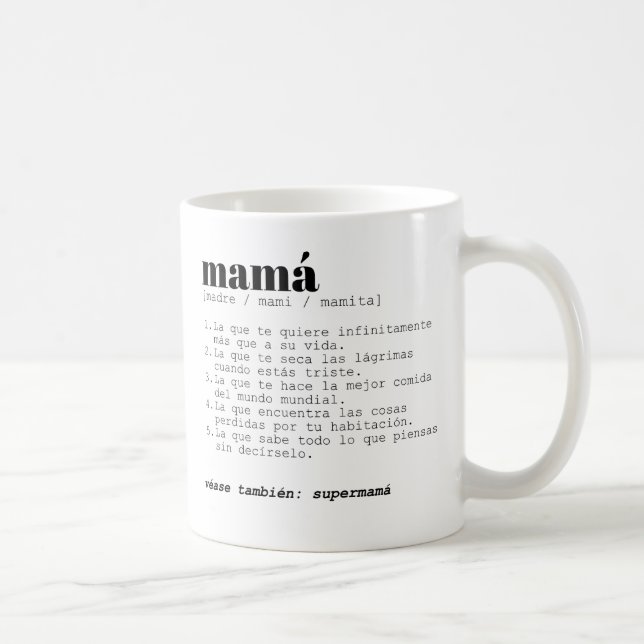 De Café Taza - Definición Mamá (Derecha)