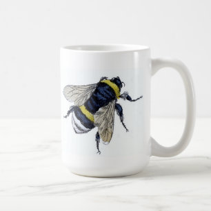 De Café Taza del abejorro del vintage