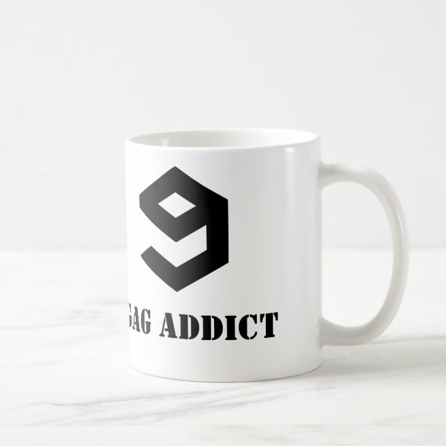 De Café taza del adicto 9GAG (Derecha)