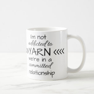 De Café Taza del adicto al hilado