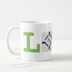 De Café Taza del amor del crucigrama