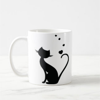 De Café Taza del amor del gatito