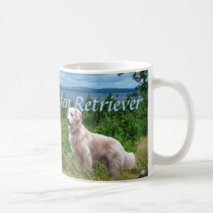 De Café Taza del amor del golden retriever