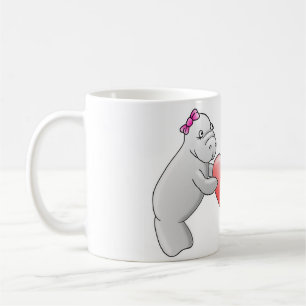 De Café Taza del amor del Manatee